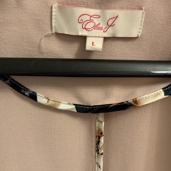 Eliza J Light Pink Trench Coat - Picture 5 of 7